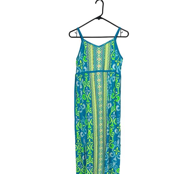 Justice Maxi Halter Dress Bright Colorful Sequins Girls Size 18 Summer Beachy - Picture 5 of 6